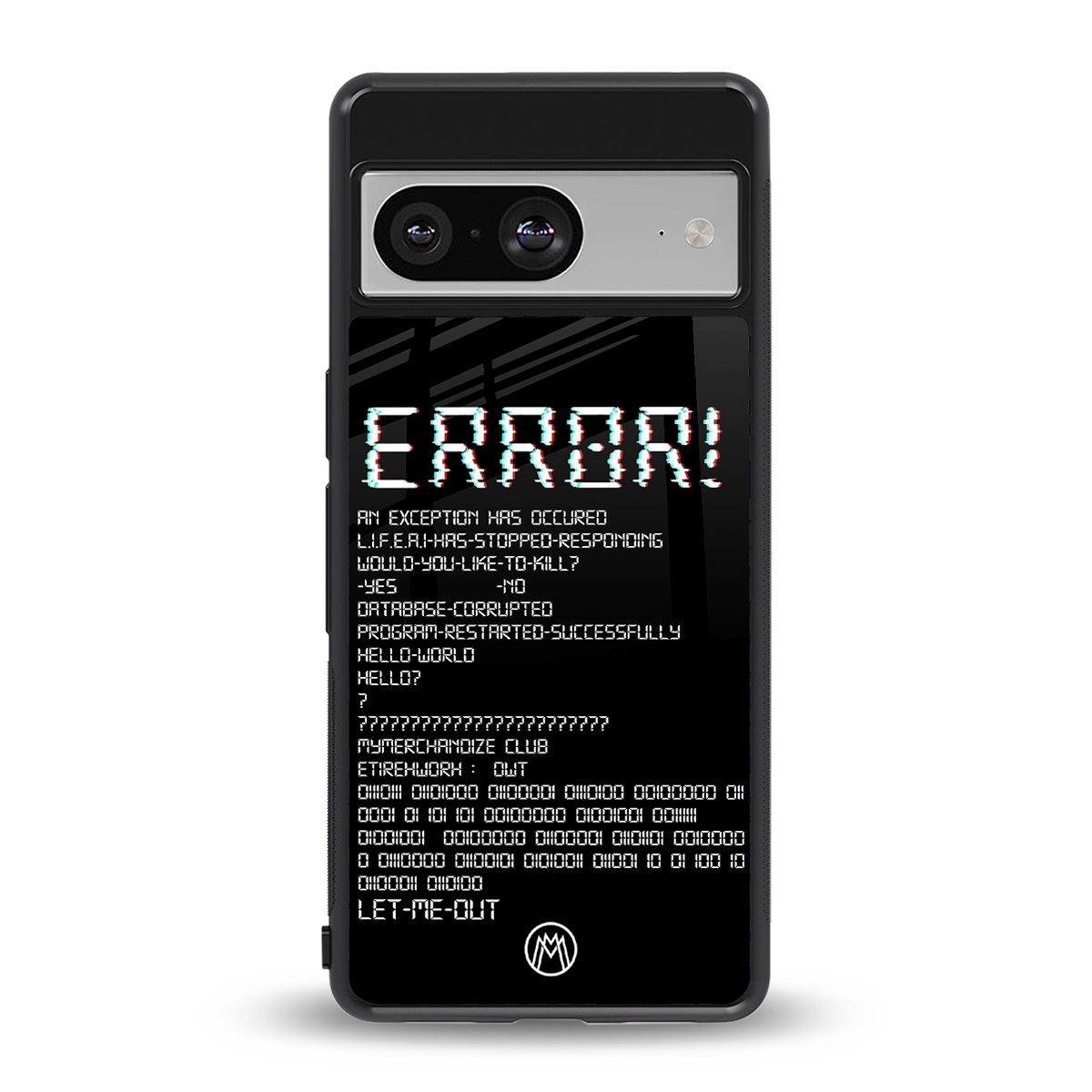 error back phone cover | glass case for Google Pixel 8