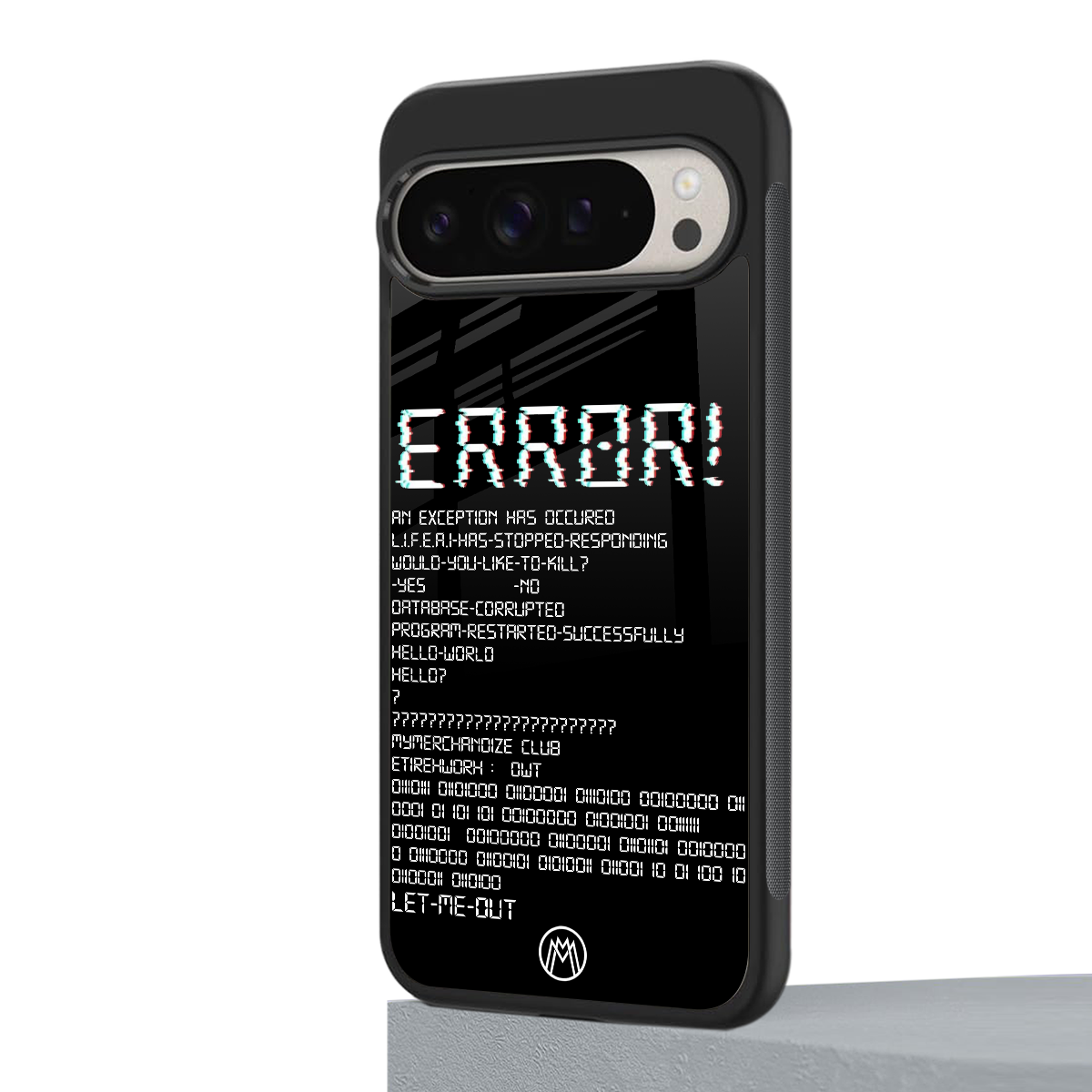 error back phone cover | glass case for google pixel 9 pro xl