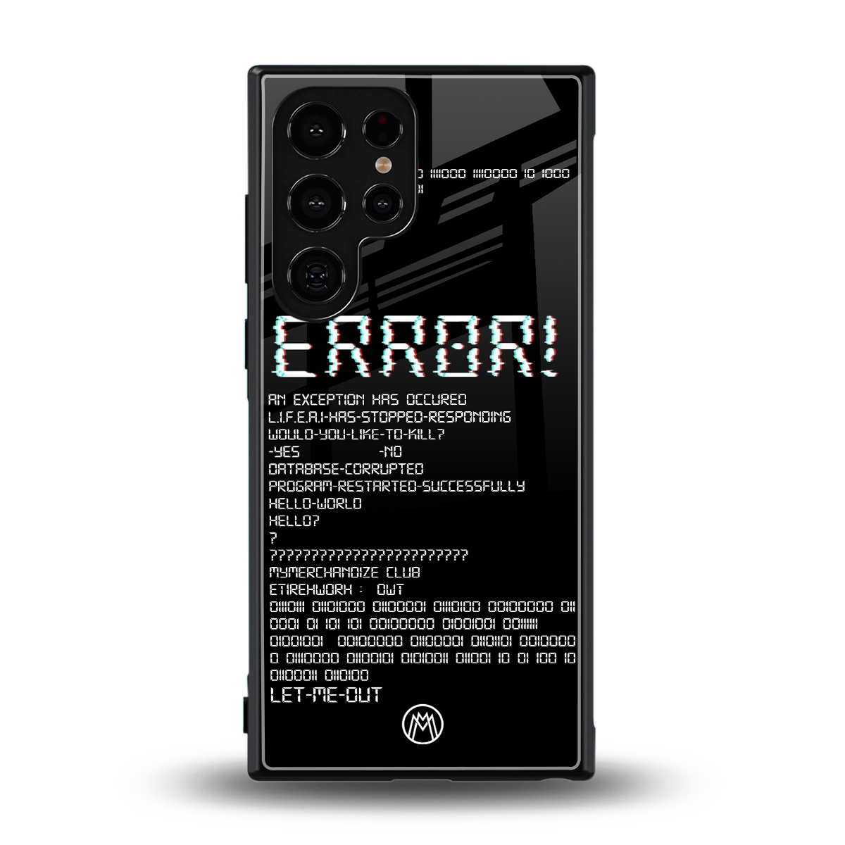 error back phone cover | glass case for samsung galaxy s24 ultra
