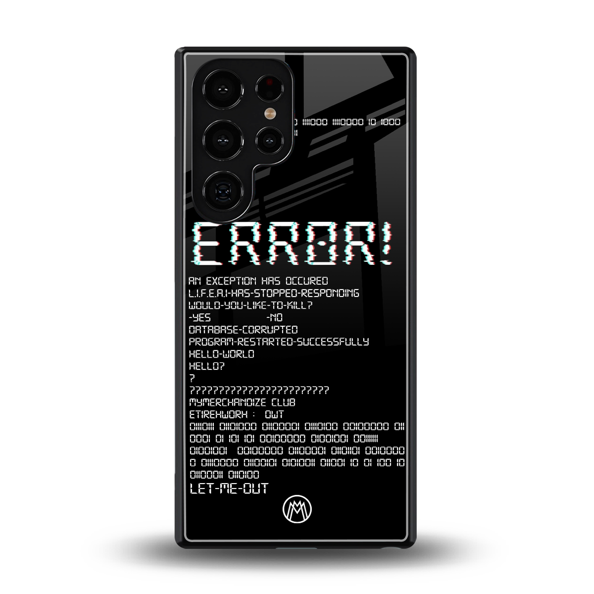 error back phone cover | glass case for samsung galaxy s25 ultra