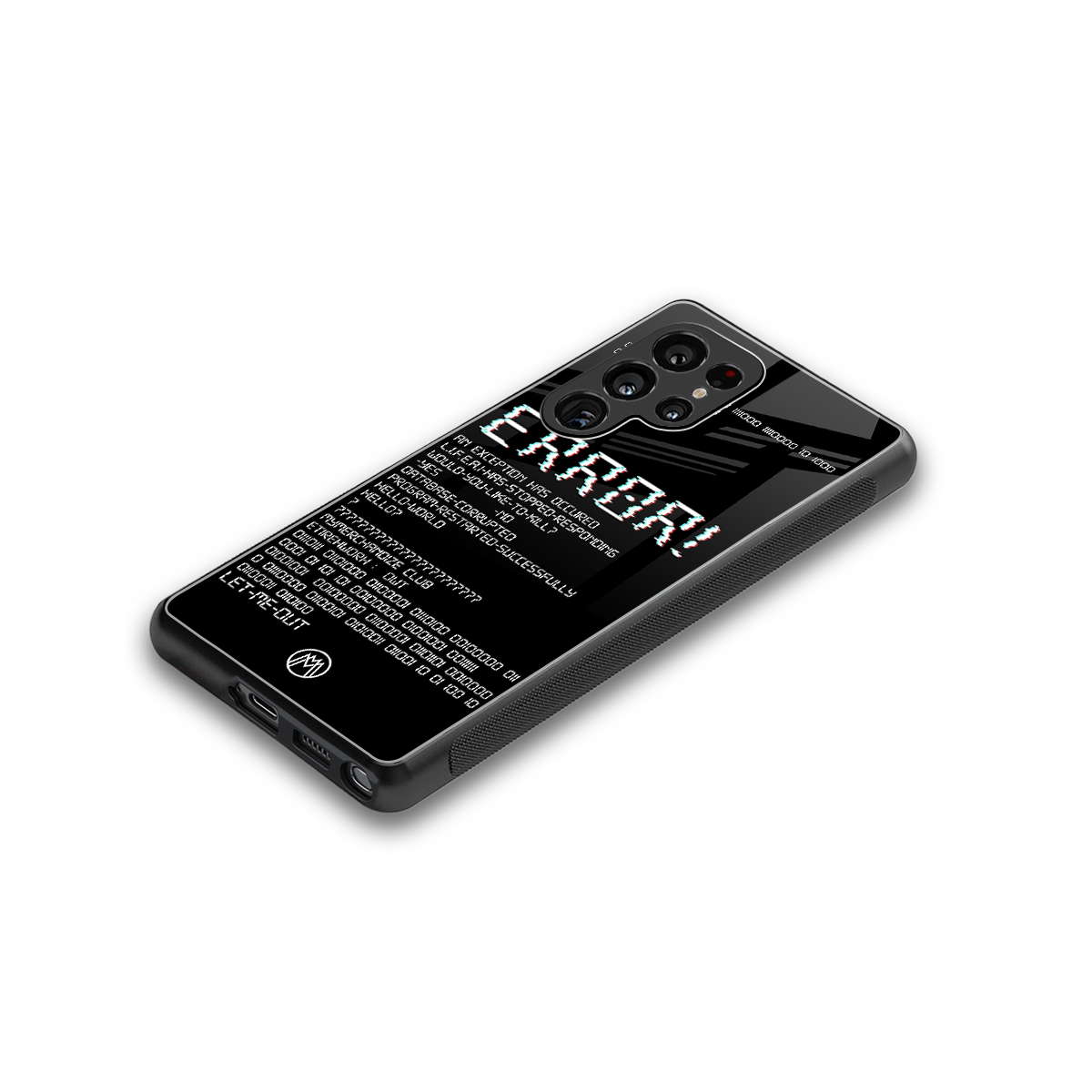 error back phone cover | glass case for samsung galaxy s25 ultra