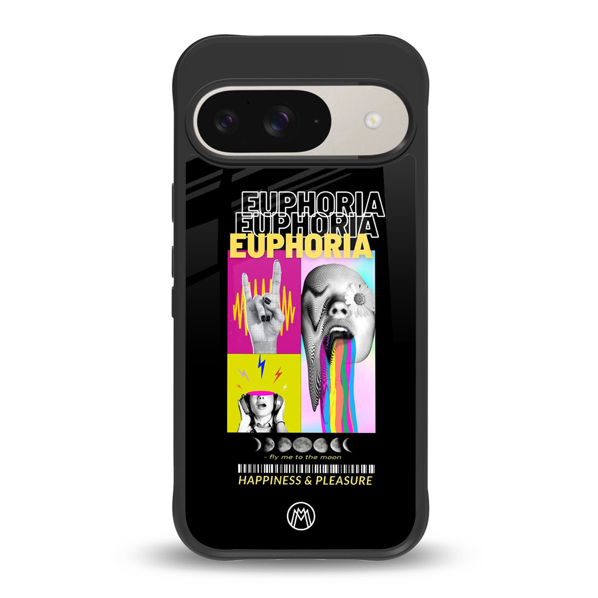 euphoria back phone cover | glass case for google pixel 9