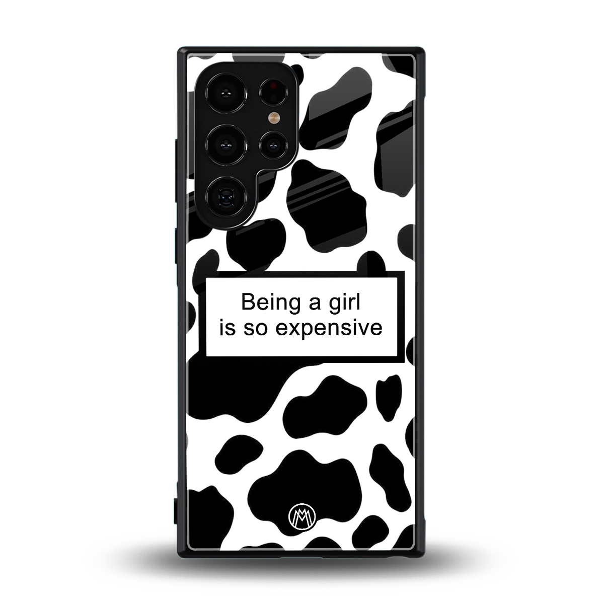 expensive girl back phone cover | glass case for samsung galaxy s24 ultra