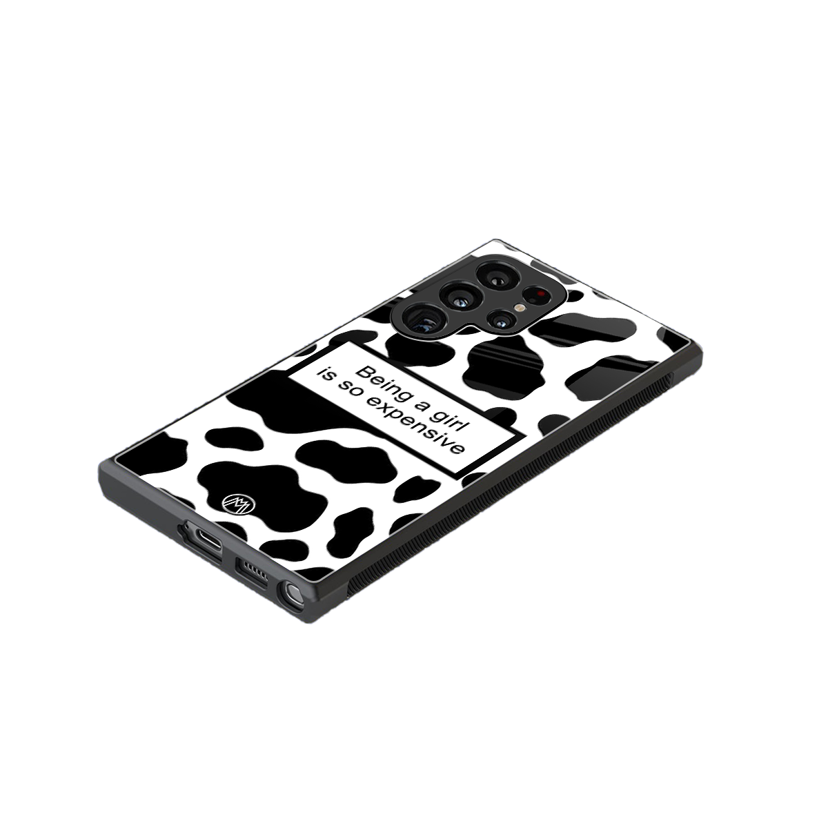 expensive girl back phone cover | glass case for samsung galaxy s24 ultra