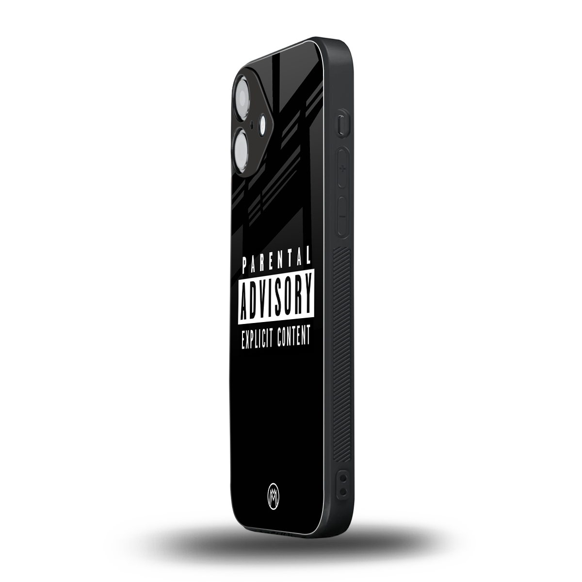 explicit content back phone cover | glass case for iphone 16 plus