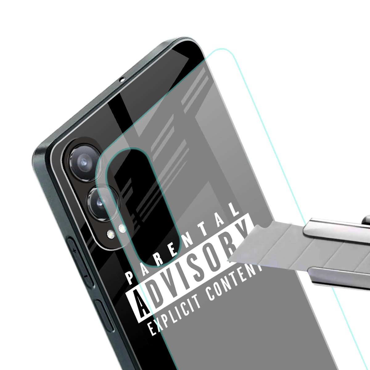 explicit content back phone cover | glass case for oneplus nord ce 4 lite