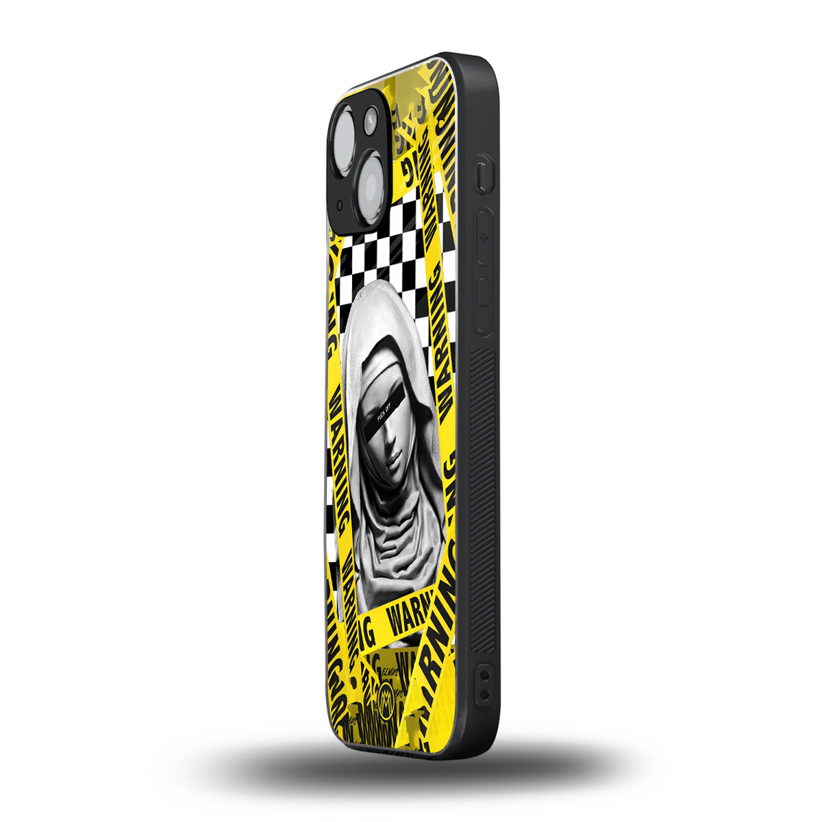 explicit signal back phone cover | glass case for iphone 13 mini