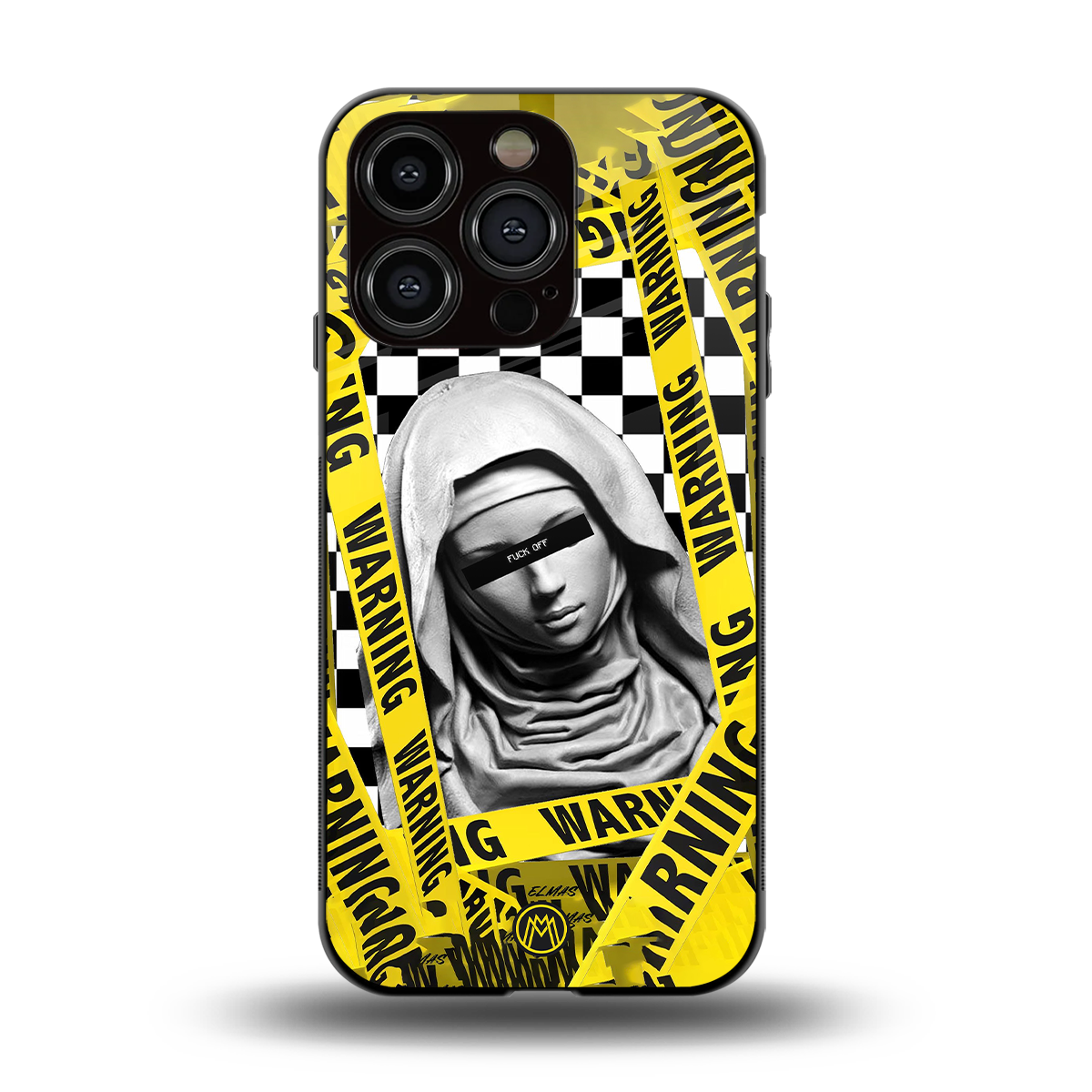 explicit signal back phone cover | glass case for iphone 14 pro
