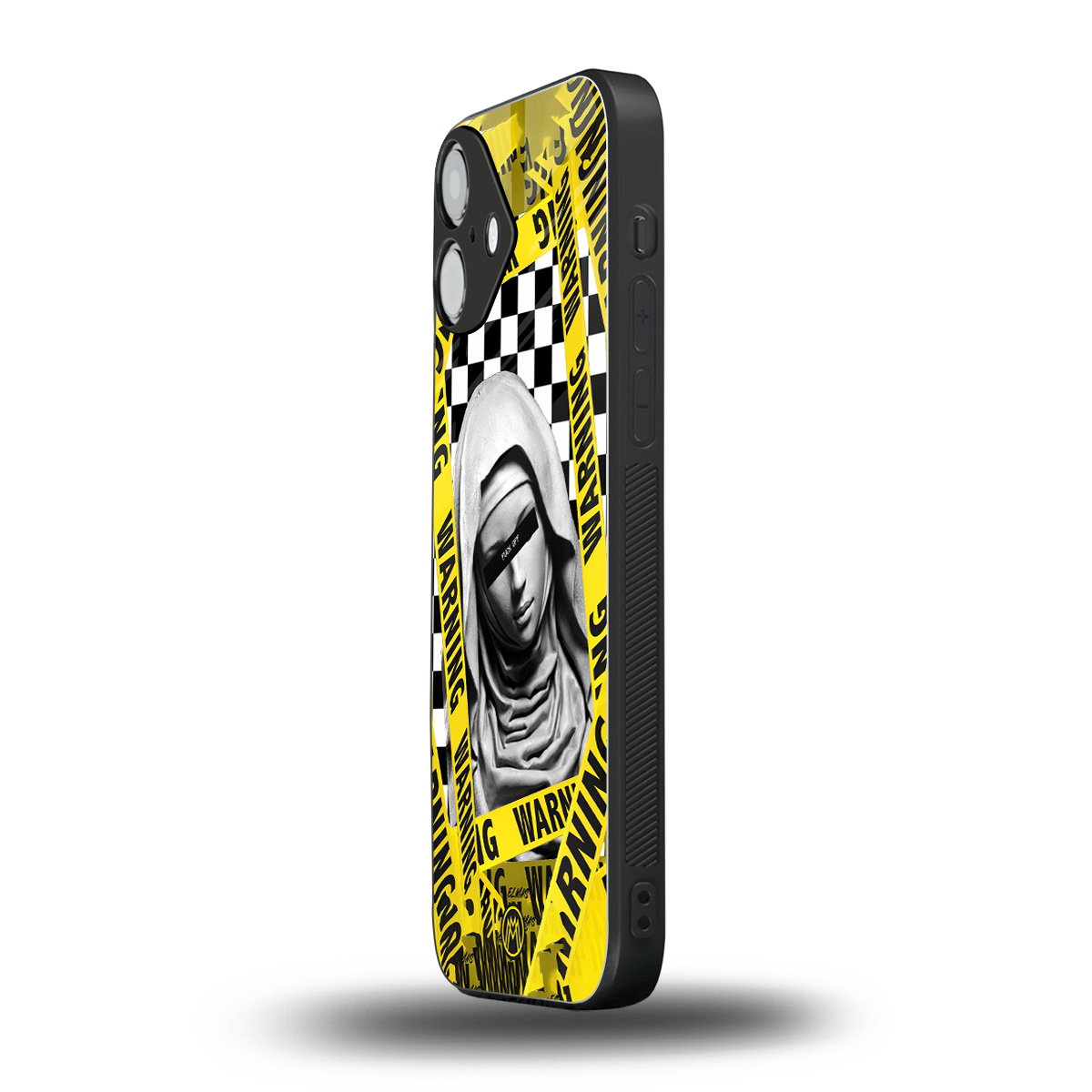 explicit signal back phone cover | glass case for iphone 16 plus