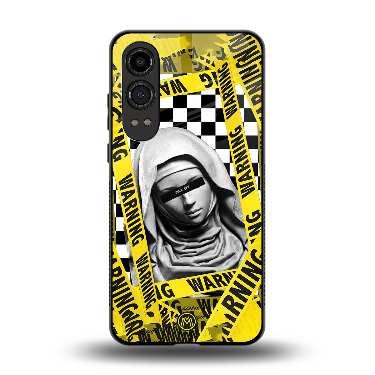 explicit signal back phone cover | glass case for oneplus nord ce 4 lite