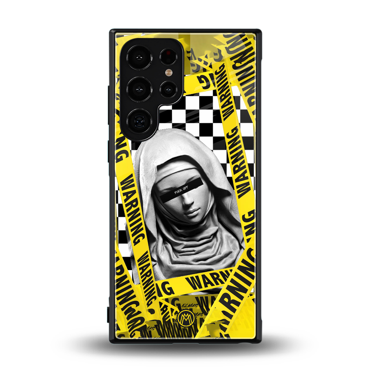 explicit signal back phone cover | glass case for samsung galaxy s24 ultra