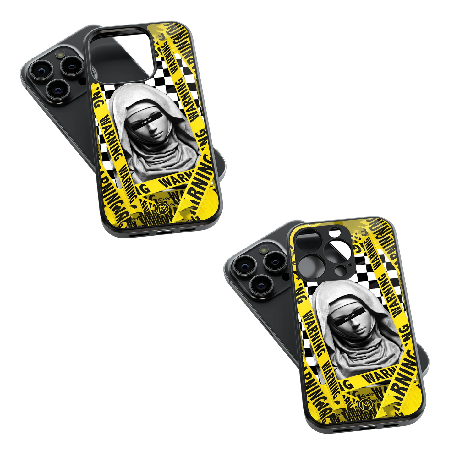 Trendy Glass Back Mobile Case for iPhone, Samsung, Redmi, OnePlus, Google Pixel, Motorola
