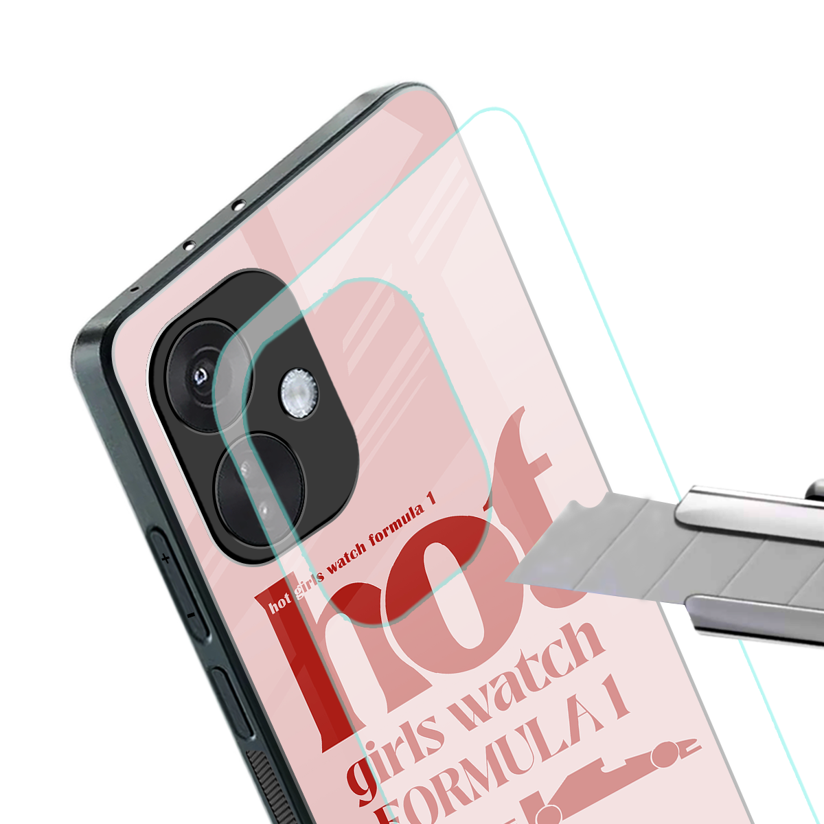 f1 chic back phone cover | glass case for oneplus nord ce 3