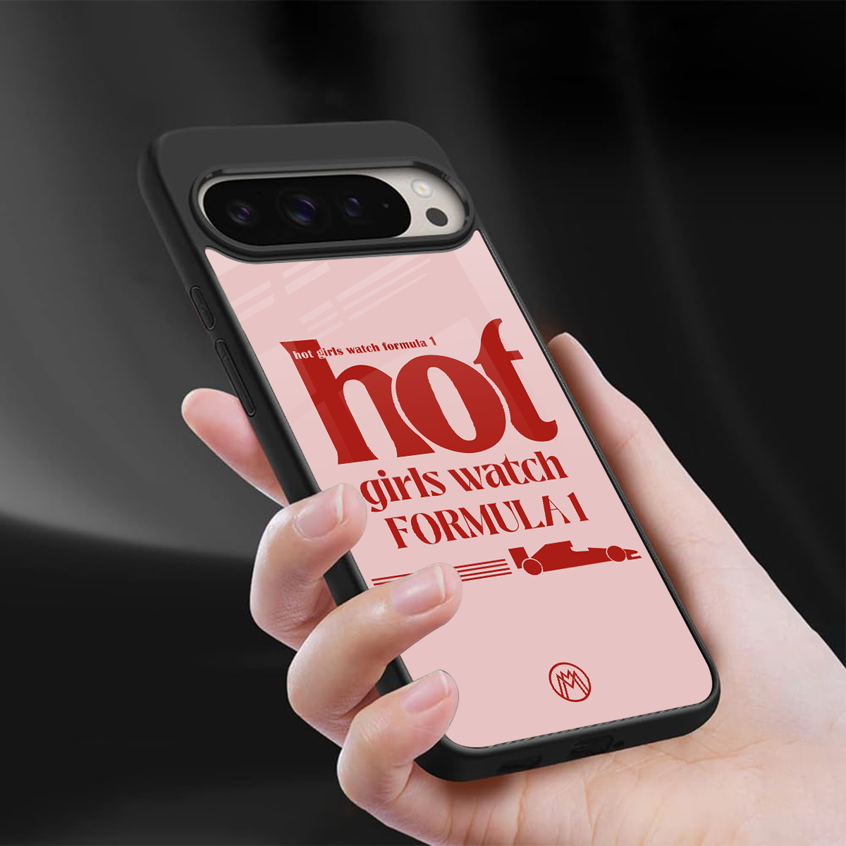 f1 chic back phone cover | glass case for google pixel 9 pro xl