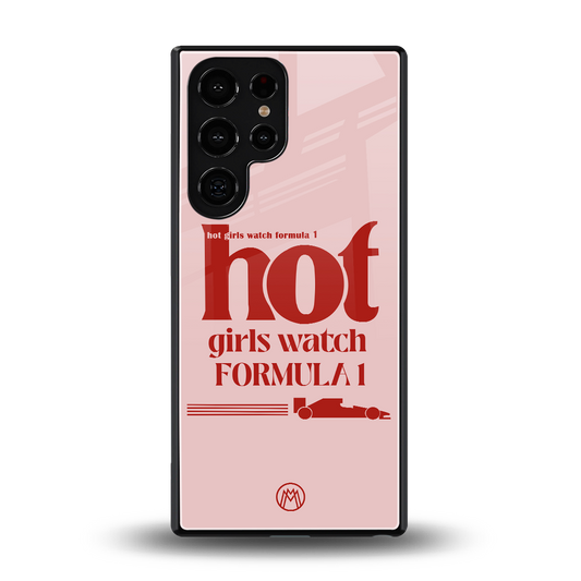 f1 chic back phone cover | glass case for samsung galaxy s25 ultra