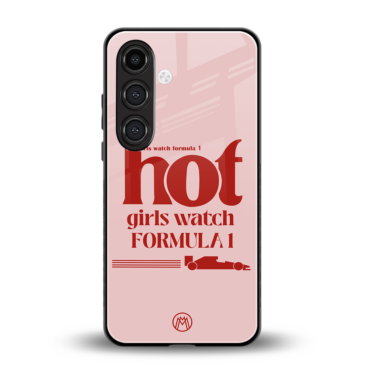 f1 chic back phone cover | glass case for samsung galaxy s24 plus