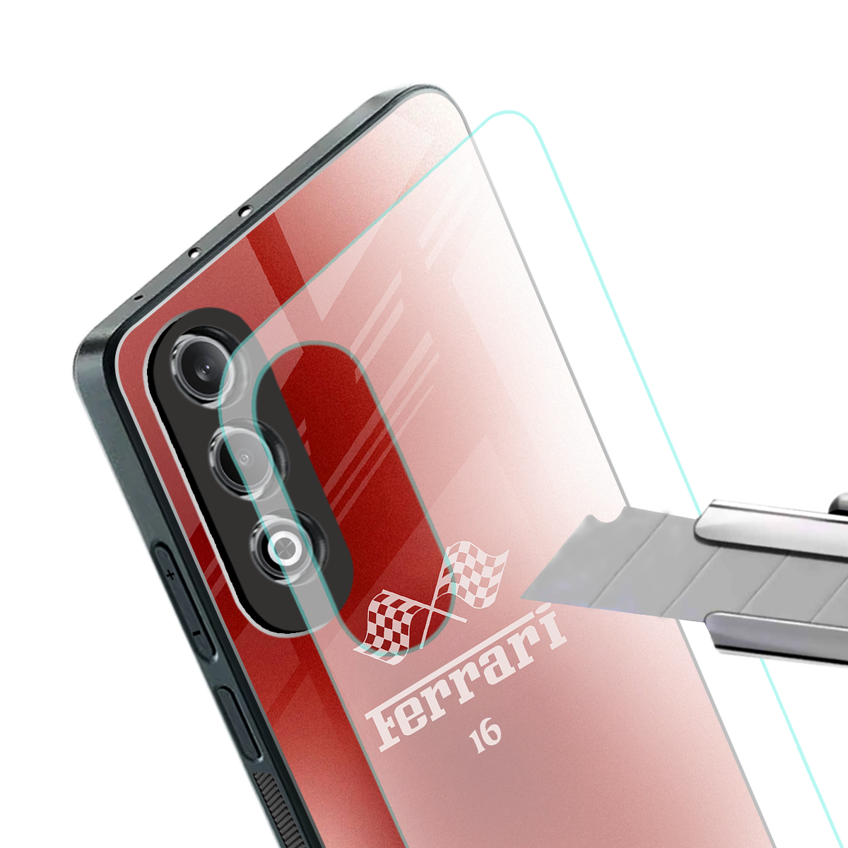 f16 back phone cover | glass case for oneplus nord ce 4