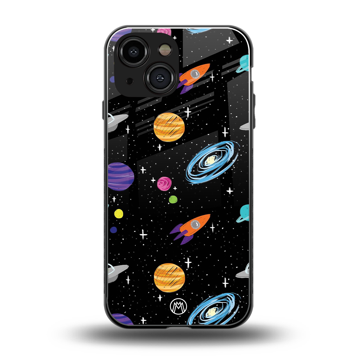 far far away back phone cover | glass case for iphone 13 mini