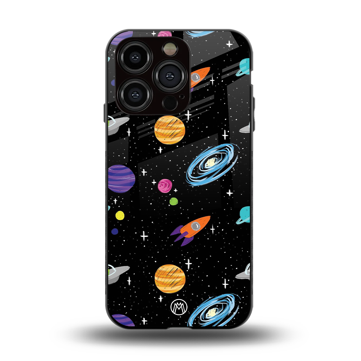 far far away back phone cover | glass case for iphone 14 pro