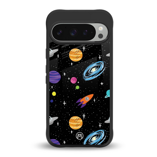 far far away back phone cover | glass case for google pixel 9 pro