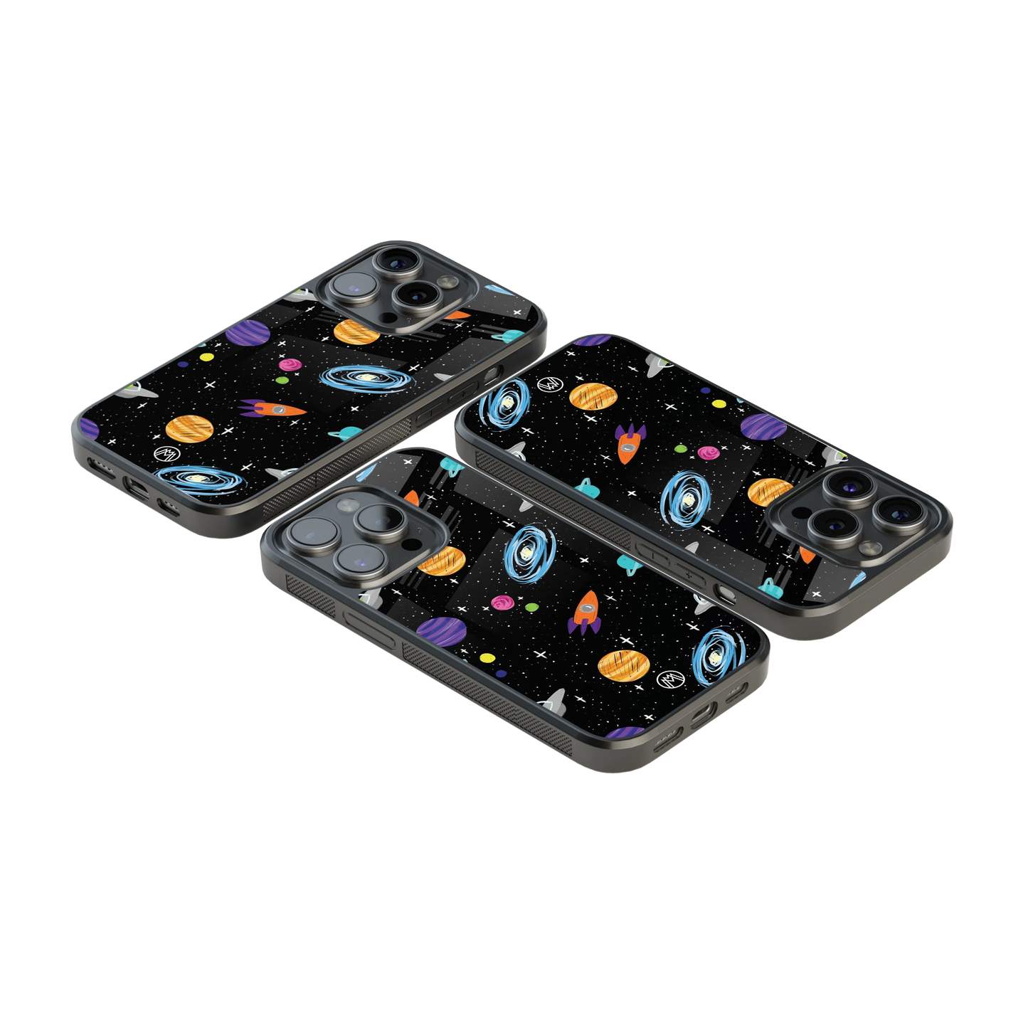 Luxury Glass Back Mobile Cover for iPhone, Samsung Galaxy, OnePlus, Pixel, Redmi & More