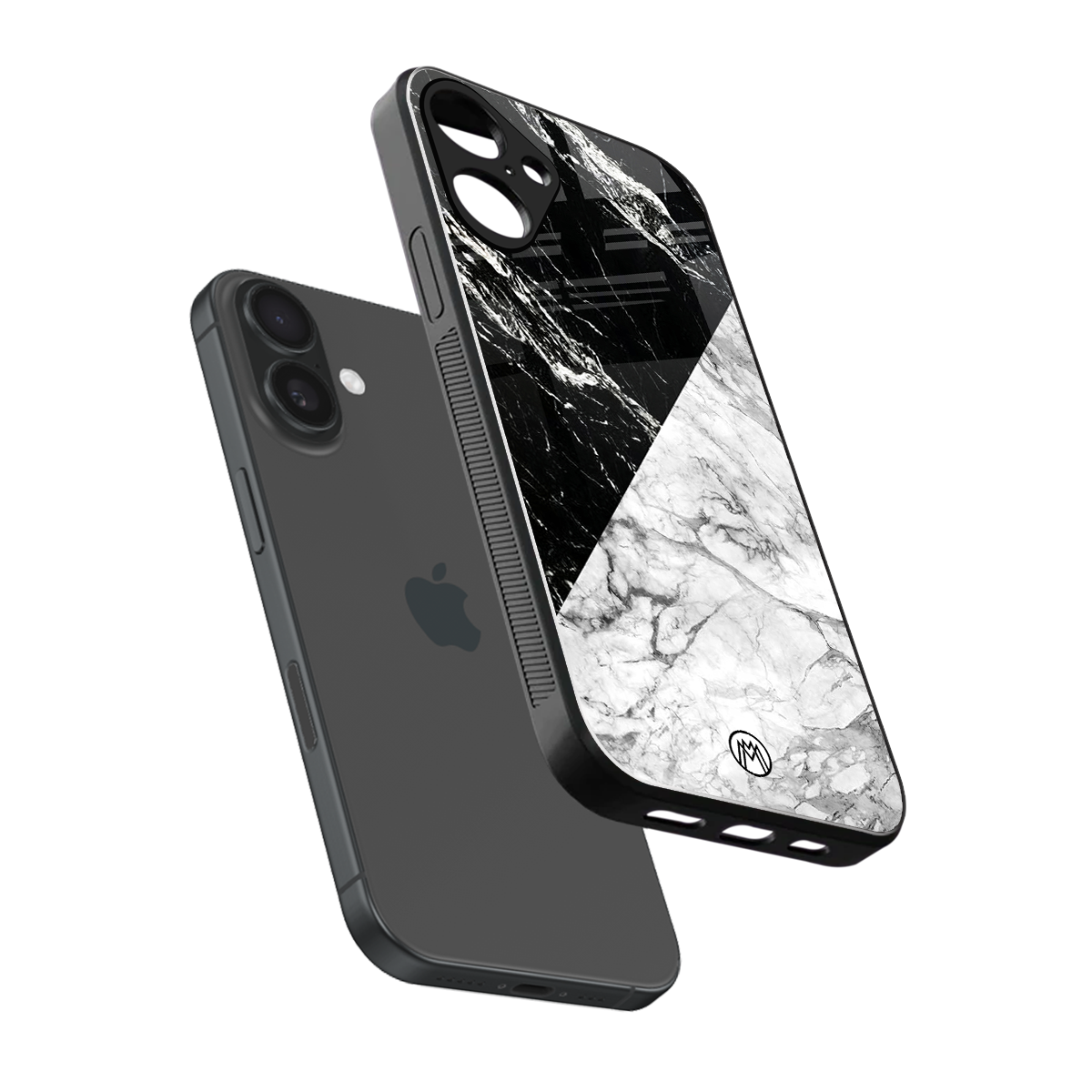 fatal contradiction back phone cover | glass case for iphone 16 plus