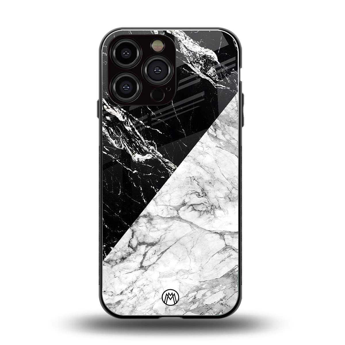 fatal contradiction back phone cover | glass case for iphone 16 pro max
