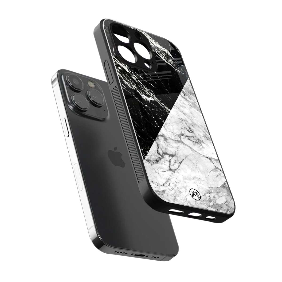 fatal contradiction back phone cover | glass case for iphone 16 pro max
