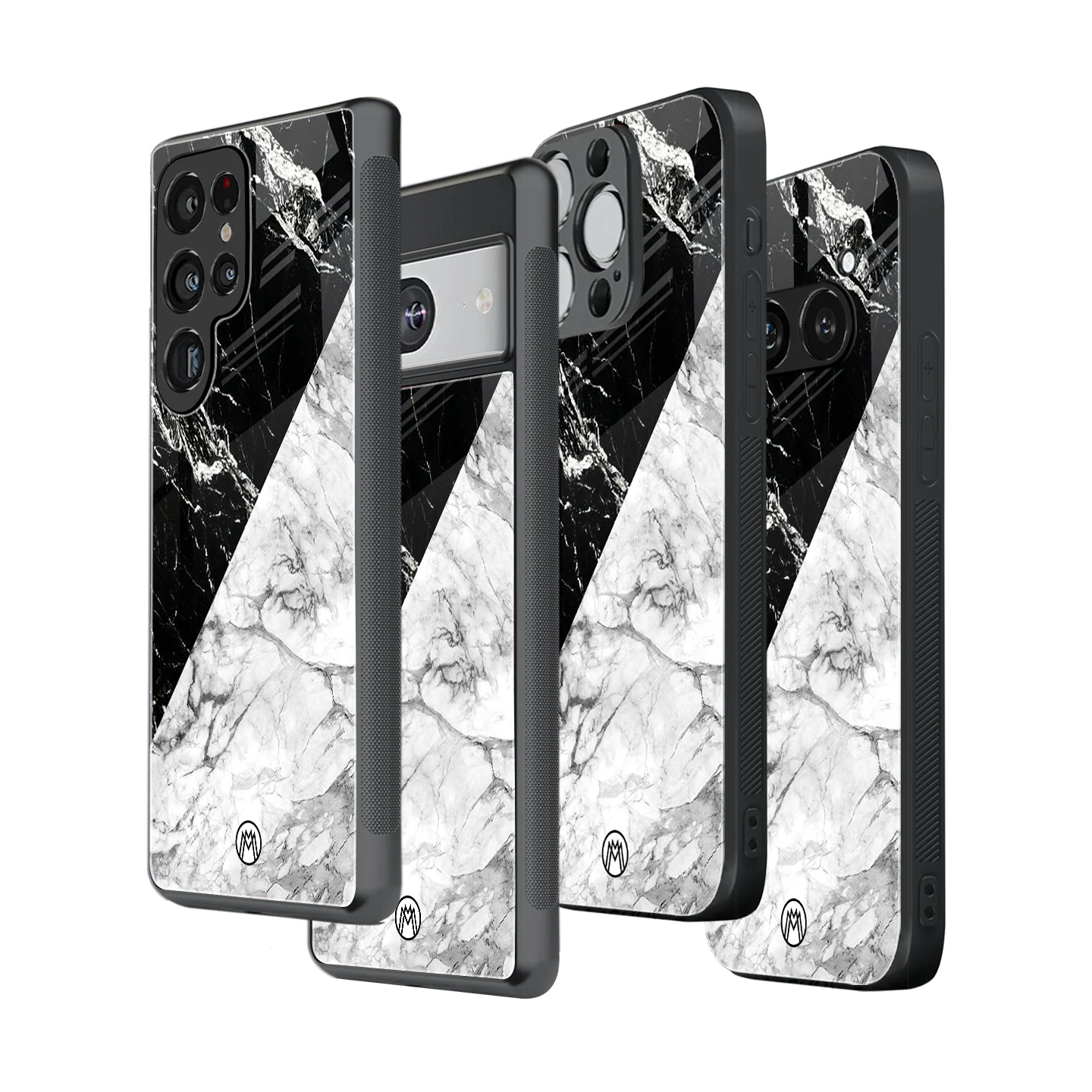 Stylish Glass Back Case for All Smartphones โ iPhone, Samsung, OnePlus, Pixel, Redmi, Oppo, Vivo, Motorola