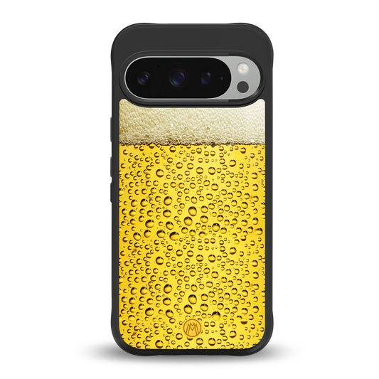 fizzy beer back phone cover | glass case for google pixel 9 pro