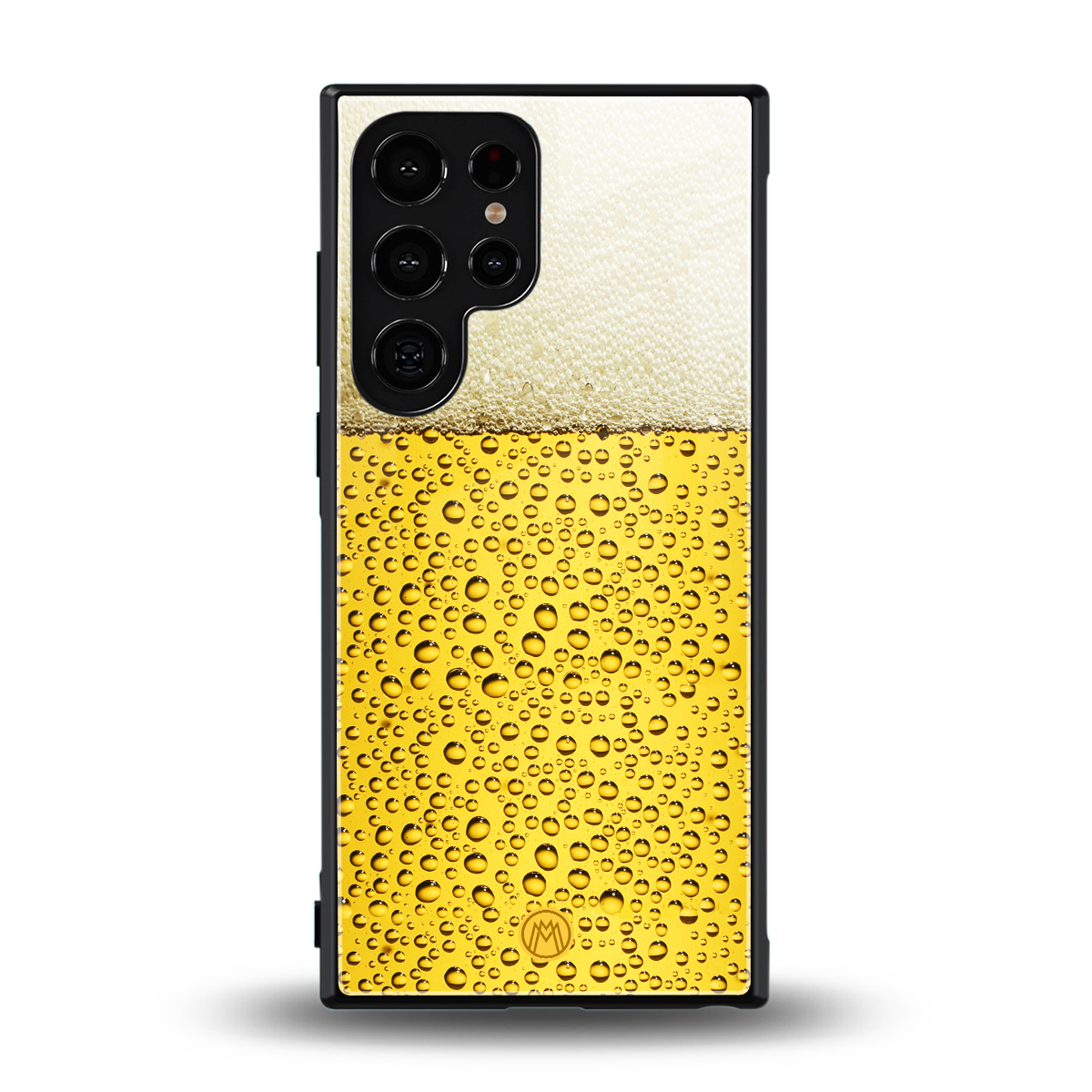 fizzy beer back phone cover | glass case for samsung galaxy s24 ultra
