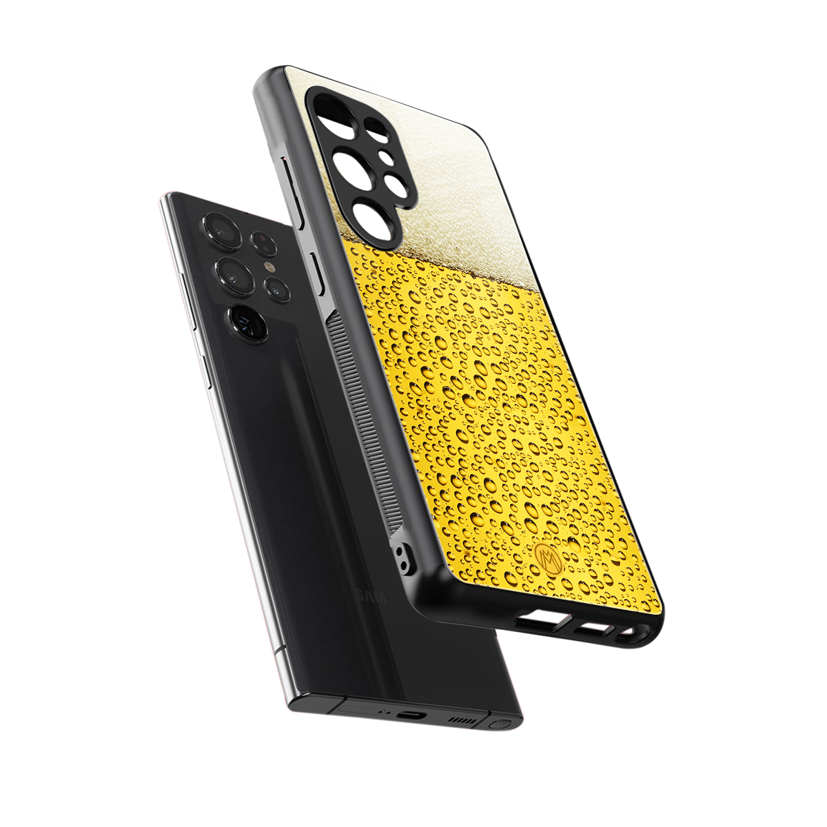 fizzy beer back phone cover | glass case for samsung galaxy s25 ultra