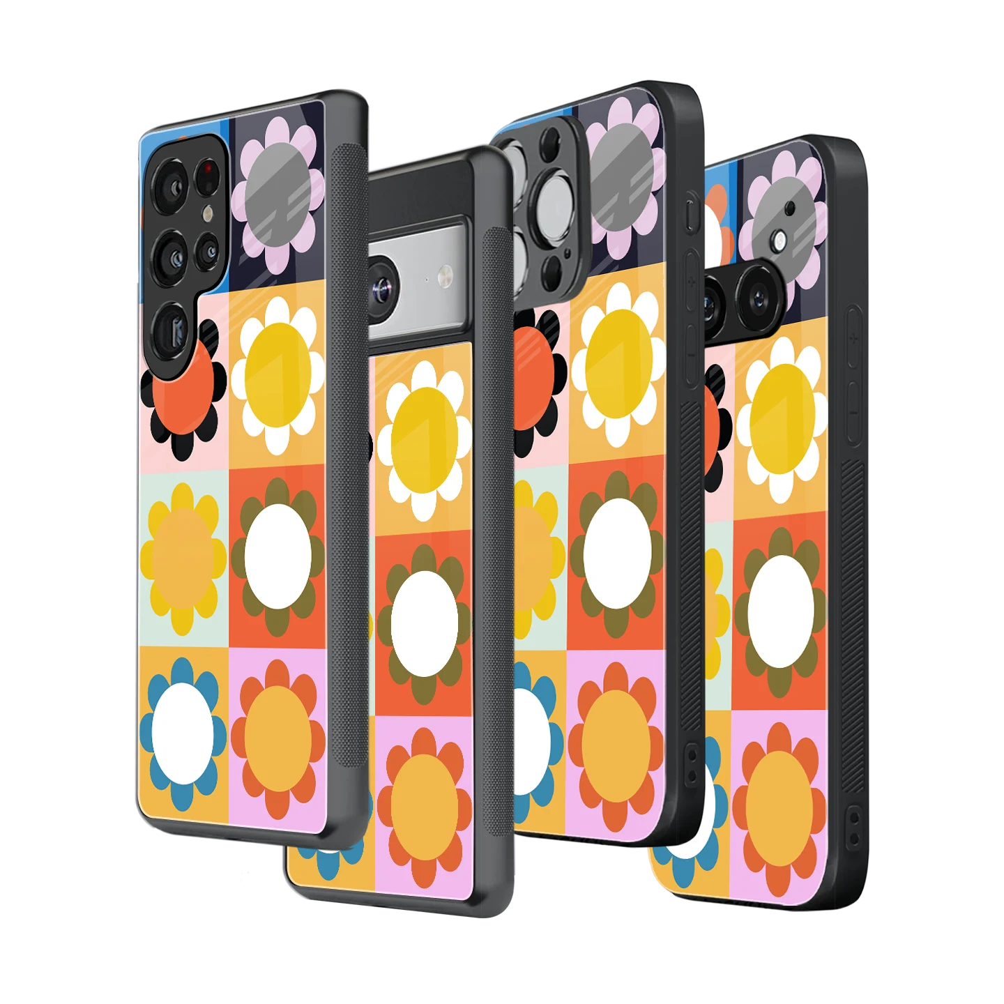 Stylish Glass Back Case for All Smartphones โ iPhone, Samsung, OnePlus, Pixel, Redmi, Oppo, Vivo, Motorola