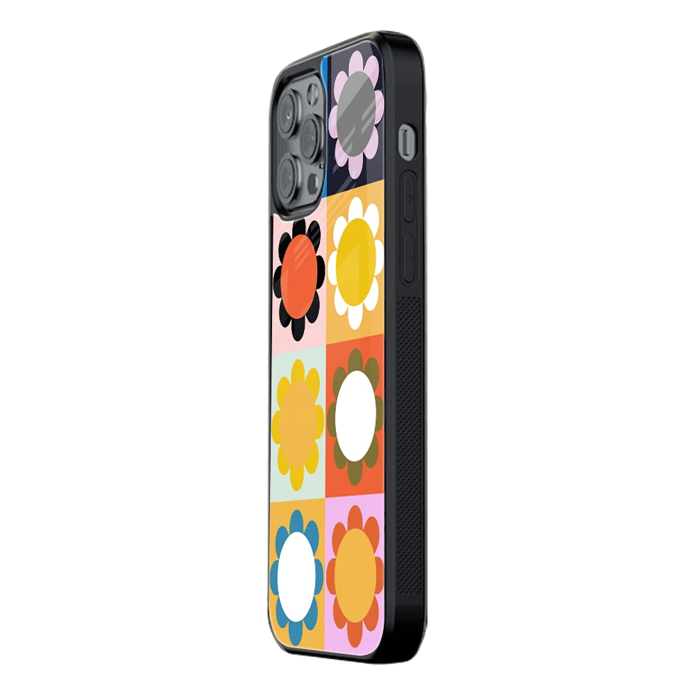 Slim Glass Back Phone Case for Multiple Brands โ iPhone, Samsung, Redmi, OnePlus, Oppo, Vivo