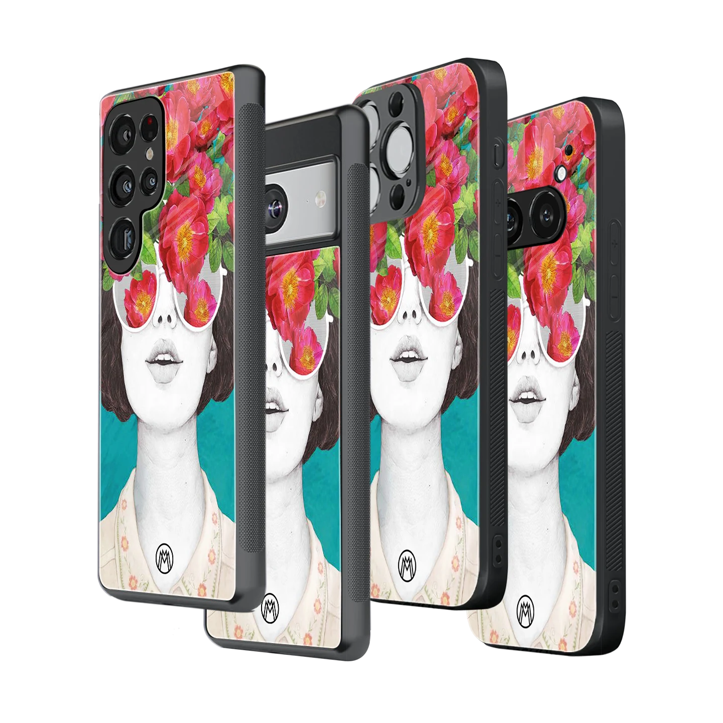 Stylish Glass Back Case for All Smartphones โ iPhone, Samsung, OnePlus, Pixel, Redmi, Oppo, Vivo, Motorola