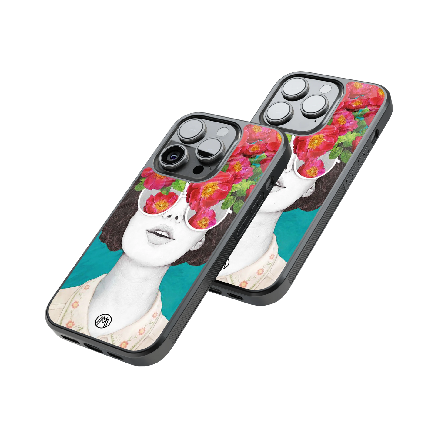 Protective Glass Back Phone Case Compatible with iPhone, Samsung, OnePlus, Pixel & More