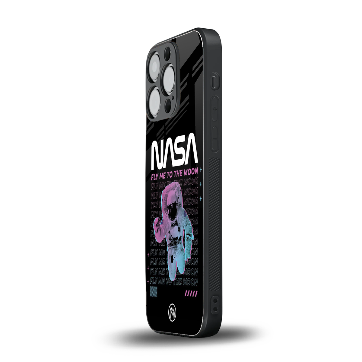 fly me to the moon back phone cover | glass case for iphone 14 pro