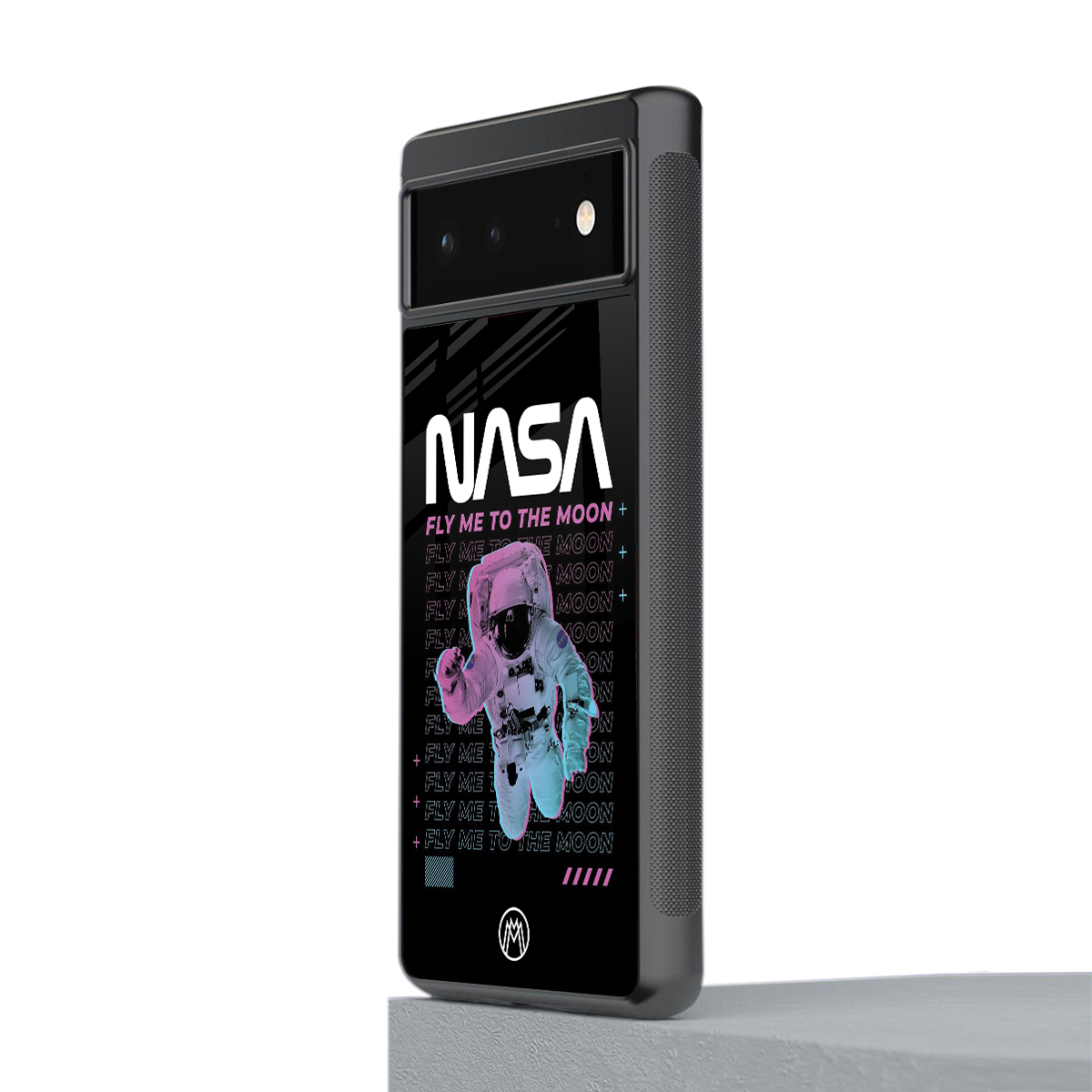 fly me to the moon back phone cover | glass case for Google Pixel 6A