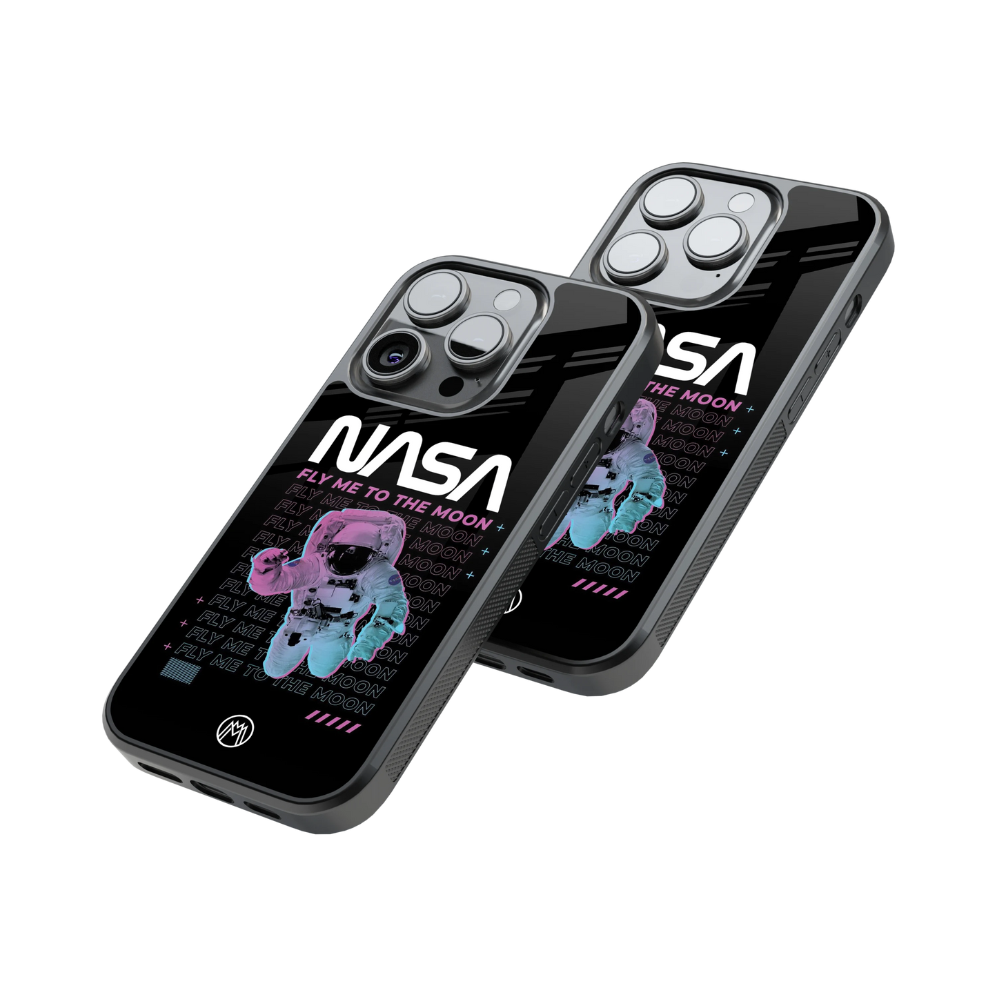 Protective Glass Back Phone Case Compatible with iPhone, Samsung, OnePlus, Pixel & More