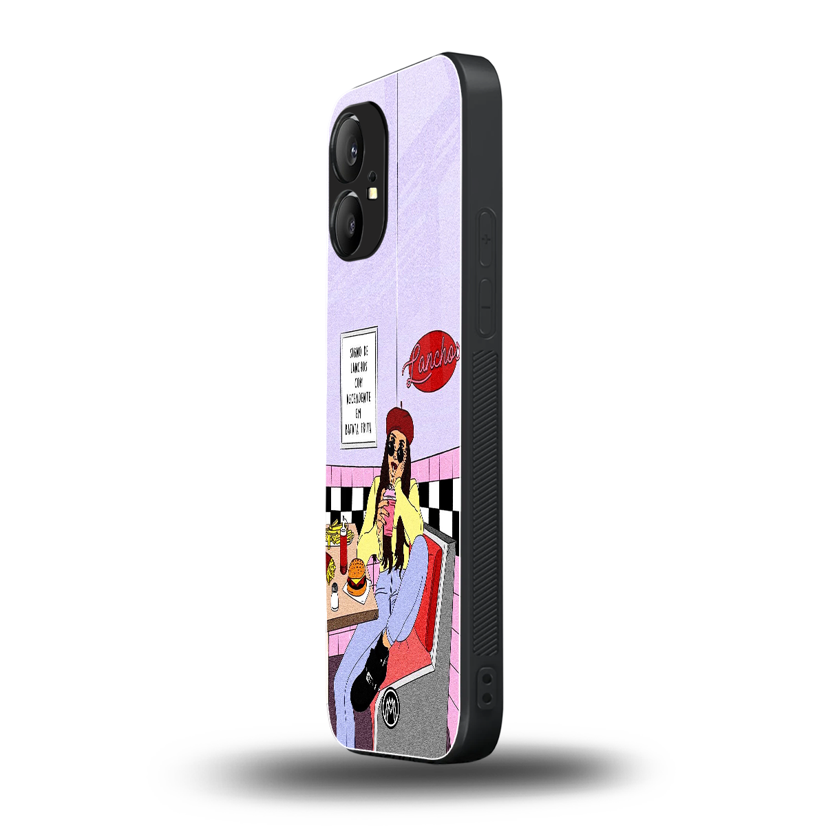 foodie diner back phone cover | glass case for nothing phone 1
