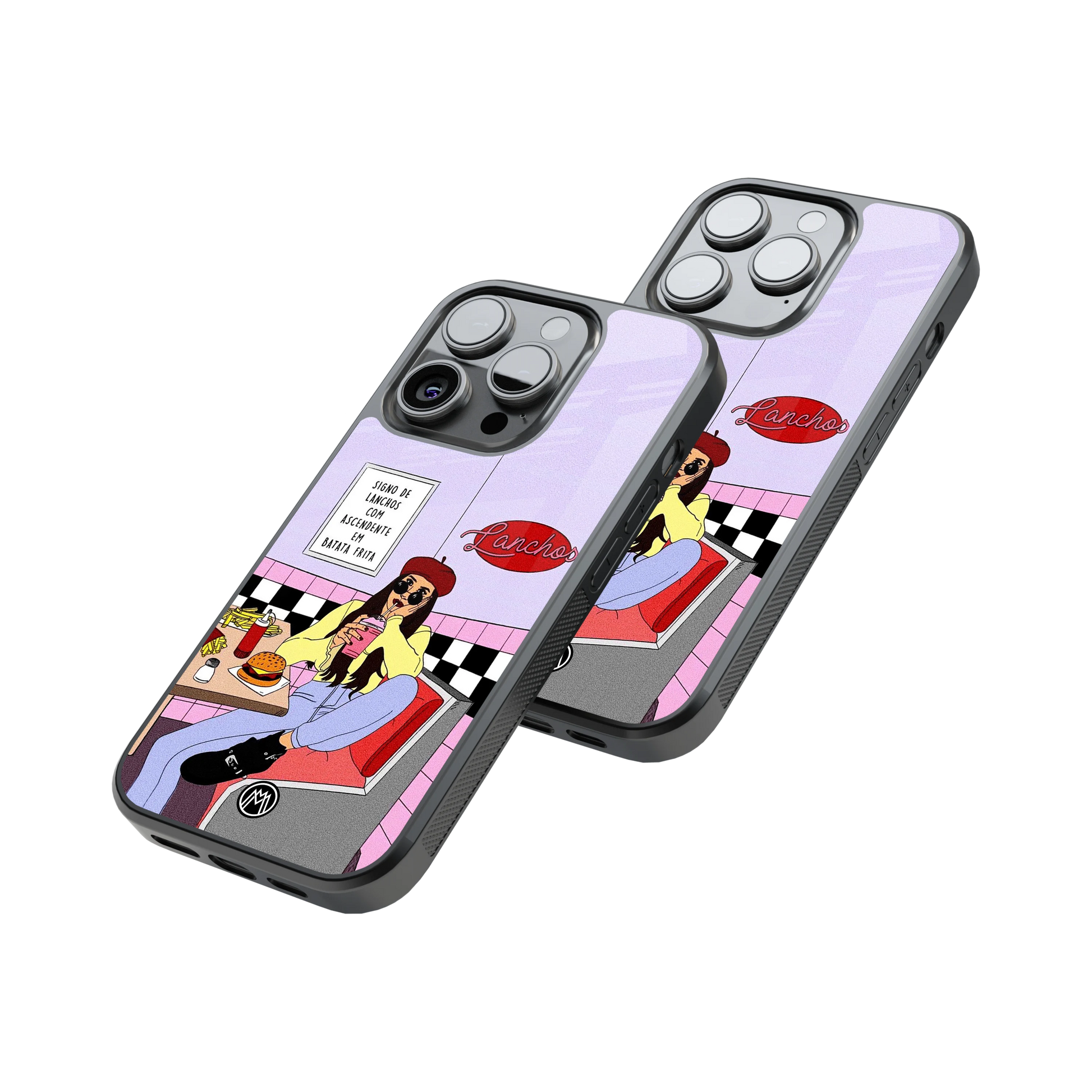 Protective Glass Back Phone Case Compatible with iPhone, Samsung, OnePlus, Pixel & More