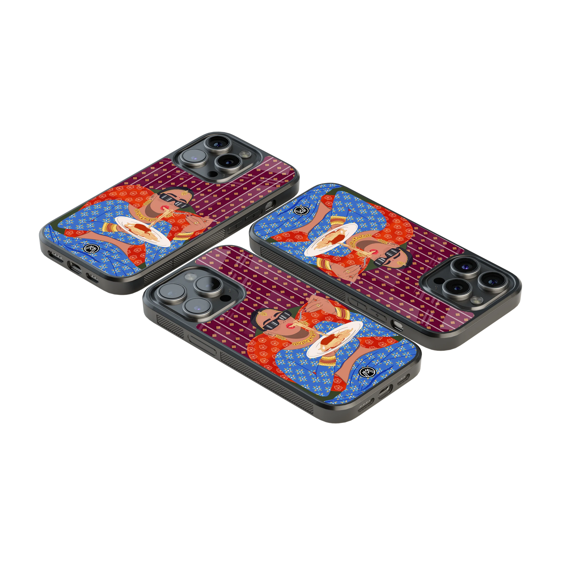 Luxury Glass Back Mobile Cover for iPhone, Samsung Galaxy, OnePlus, Pixel, Redmi & More