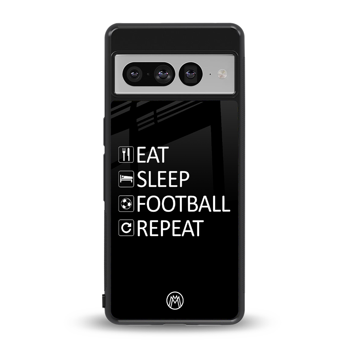 football loop back phone cover | glass case for google pixel 7 pro