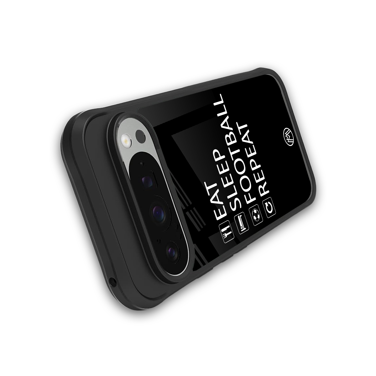 football loop back phone cover | glass case for google pixel 9 pro