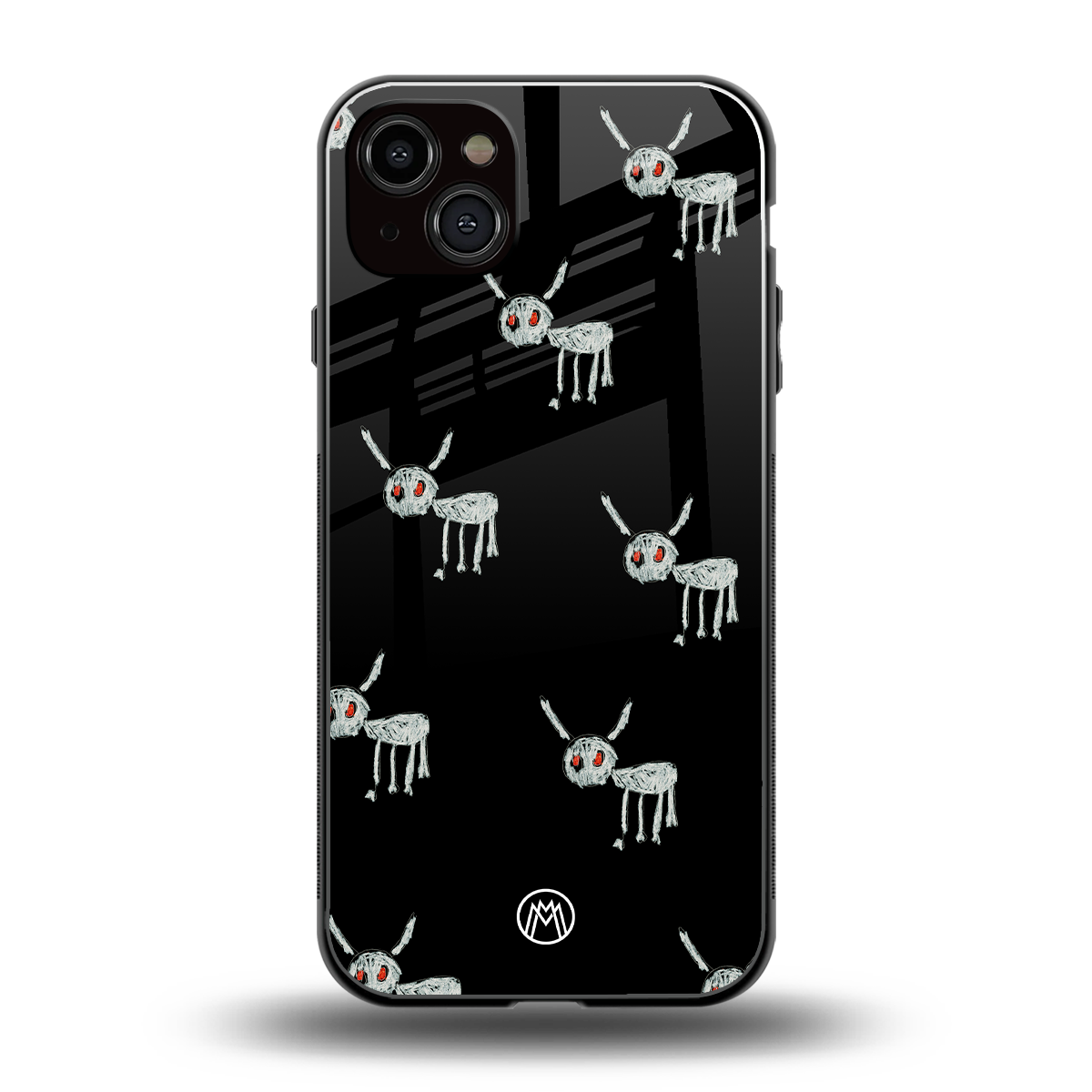 for all the dogs back phone cover | glass case for iphone 14 plus