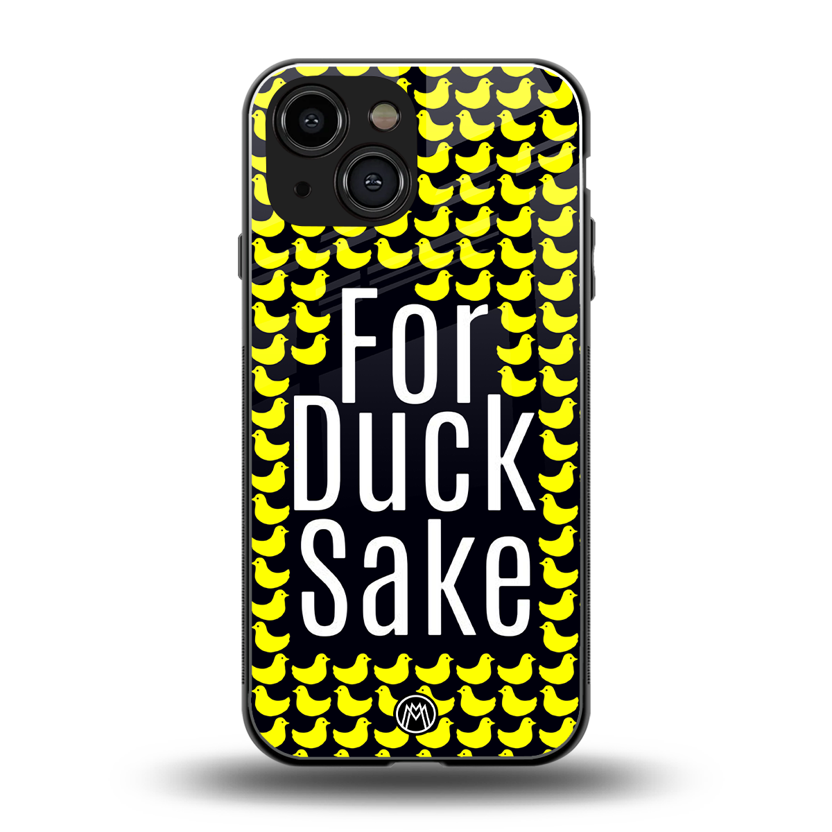 for duck sake back phone cover | glass case for iphone 13 mini