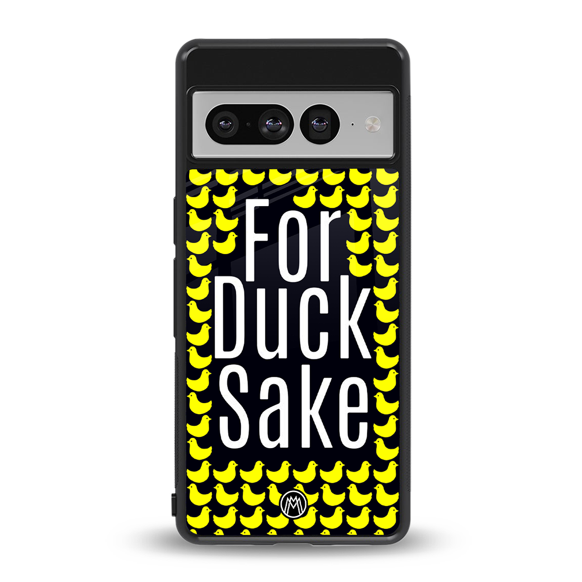 for duck sake back phone cover | glass case for google pixel 7 pro