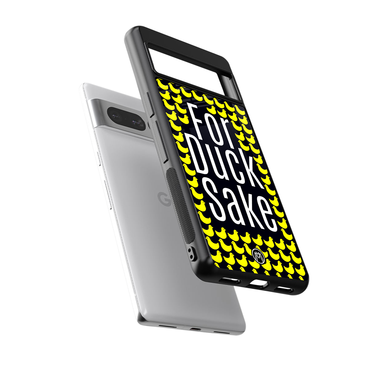 for duck sake back phone cover | glass case for google pixel 7 pro