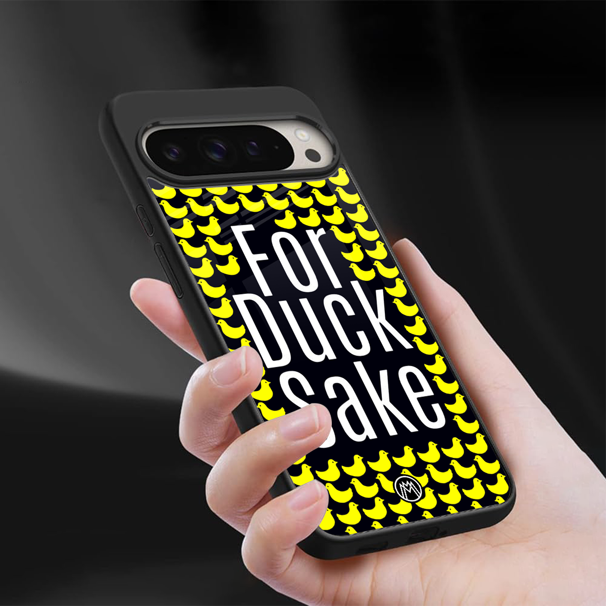 for duck sake back phone cover | glass case for google pixel 9 pro