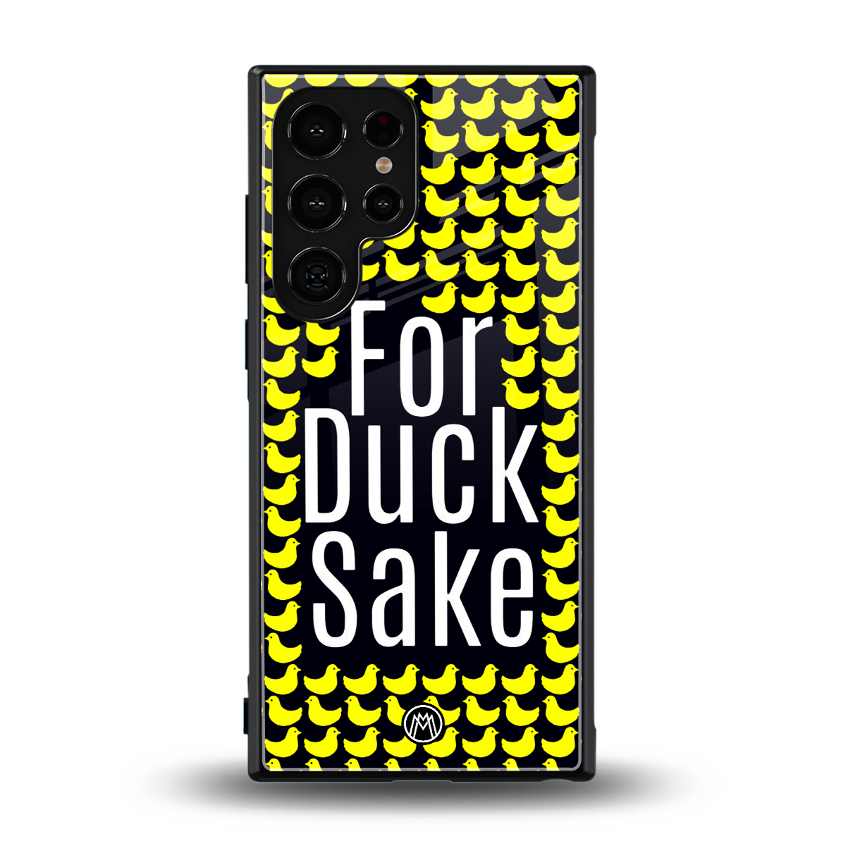 for duck sake back phone cover | glass case for samsung galaxy s24 ultra